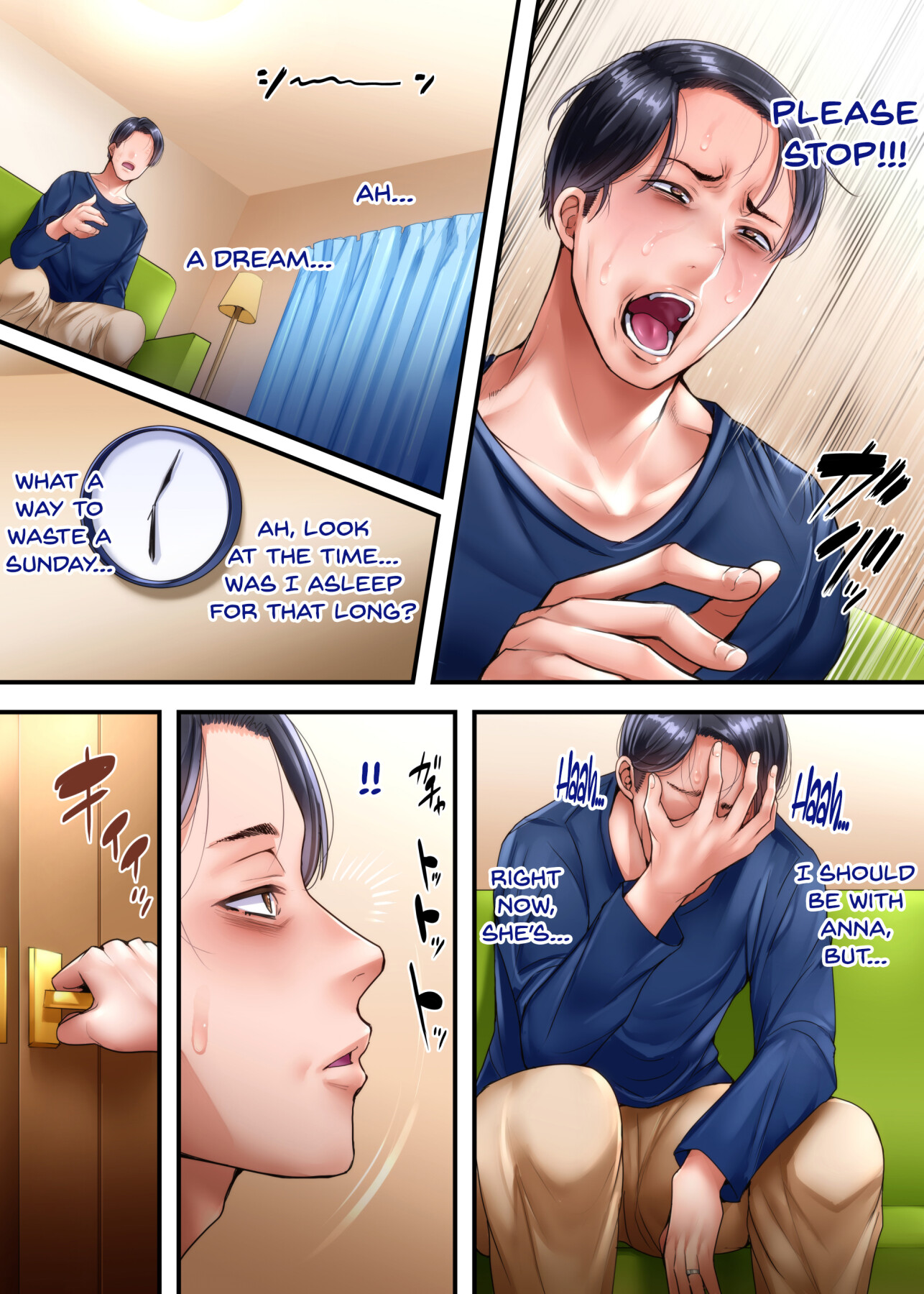 Hentai Manga Comic-My newlywed wife from overseas got down on her knees and begged me to have sex with another man --Chapter 2-5